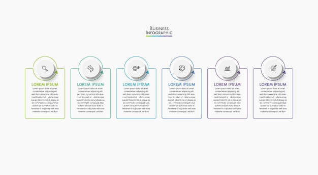 Infographic schablone des darstellungsgeschäfts