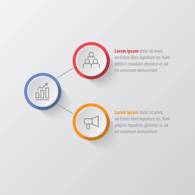 Infographic schablone des darstellungsgeschäfts