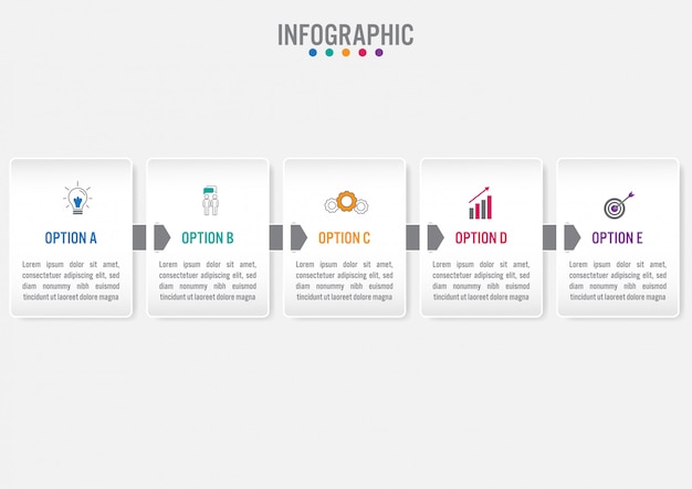 Infographik beschriftung vorlage