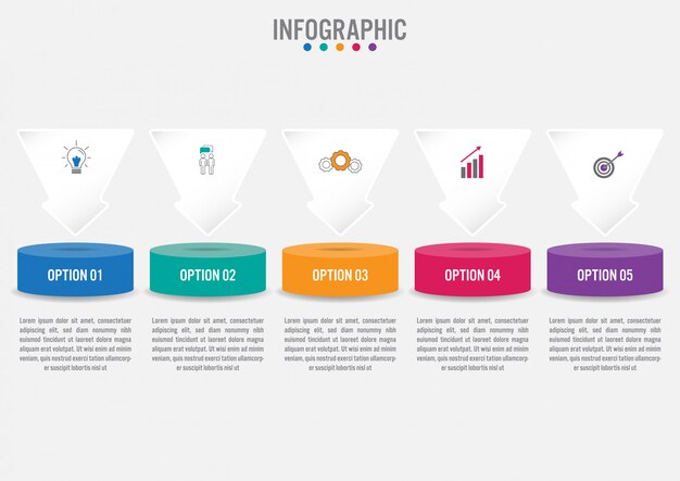 Infographik beschriftung vorlage