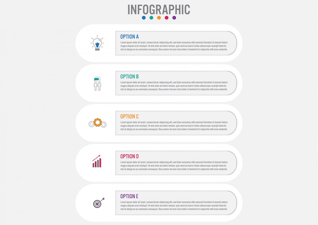 Infographik Beschriftung Vorlage