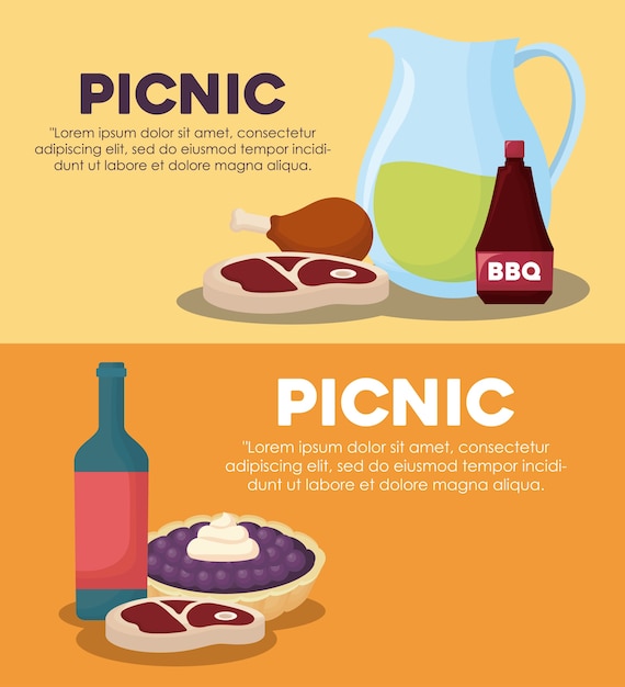 Infographik des Picknick-Konzeptes