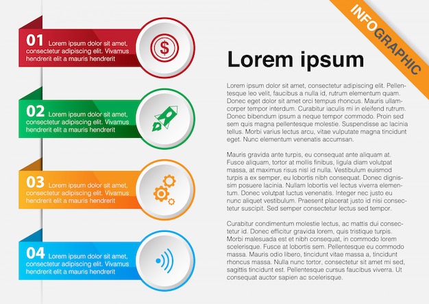 Infographik entwurfsvorlage.