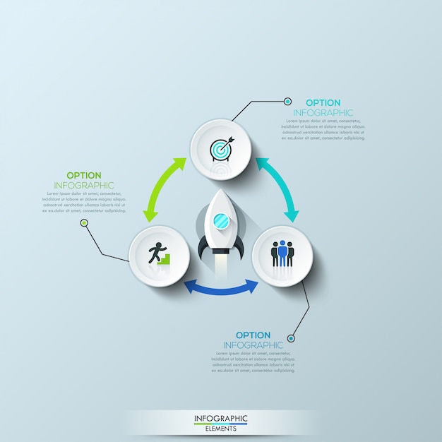 Infographik Entwurfsvorlage