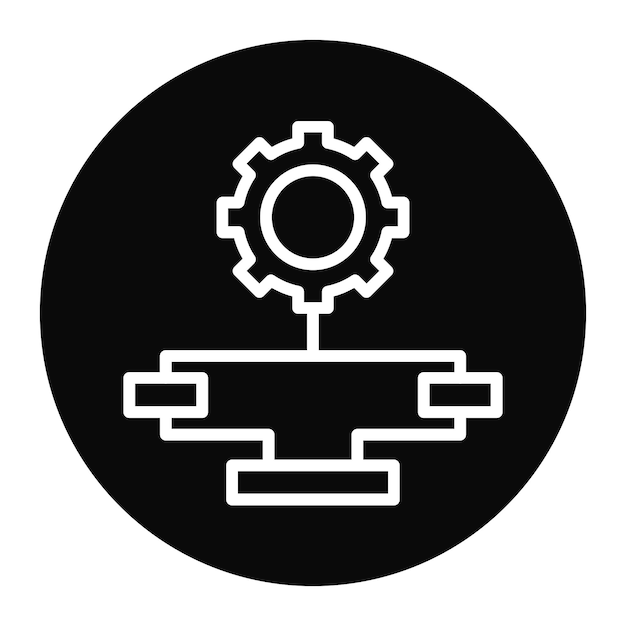 Infrastruktur-Icon-Vektorbild Kann für die Industrie verwendet werden