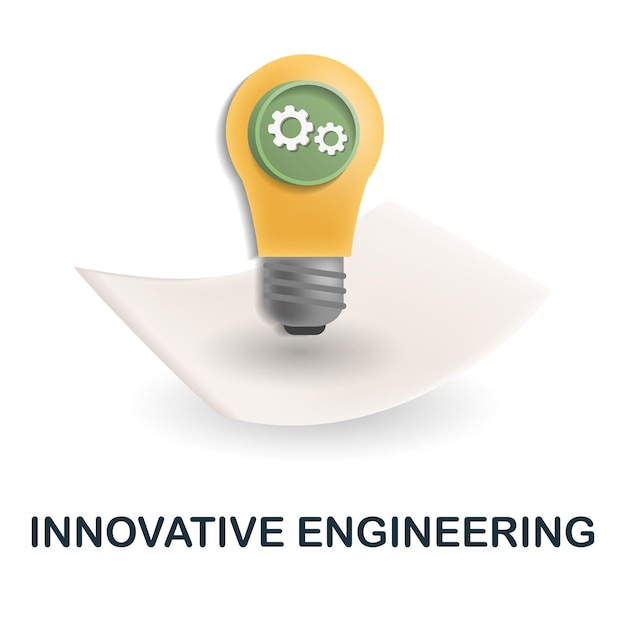 Innovatives Ingenieur-Symbol d Illustration von Ingenieur