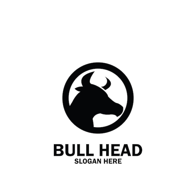 Inspiration für das design des long horn bull buffalo cow cattle head toro taurus-logos