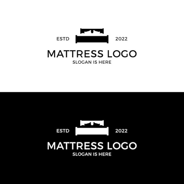 Inspiration für das design des matratzenlogos