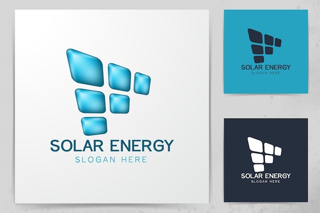 Inspiration für das design von solar-logos