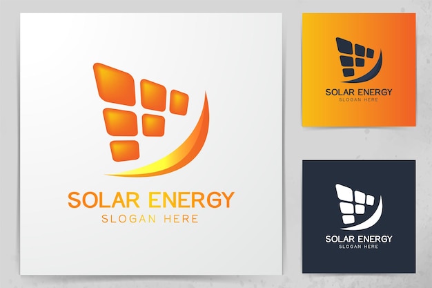 Inspiration für das design von solar-logos