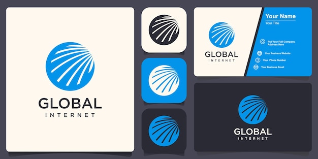 Vektor inspiration für globales consulting-logo-design