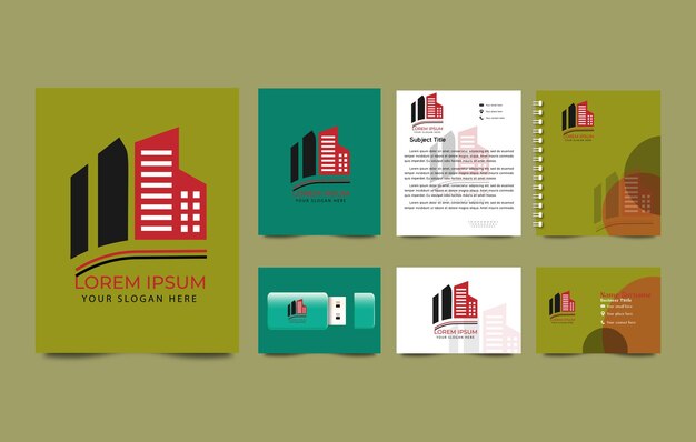 Inspiration für Immobilien-Logos und Business-Branding-Vorlagen