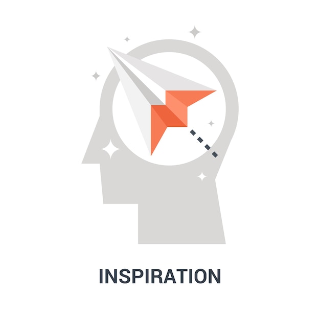 Inspiration-Icon-Konzept