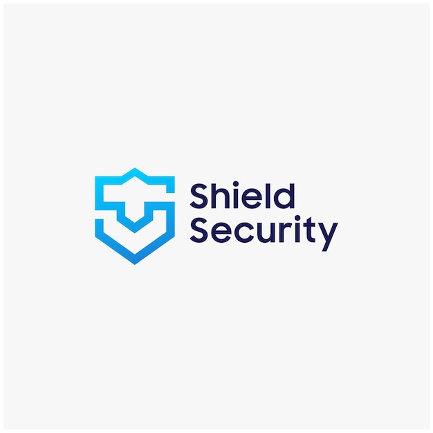 Inspirationen für das design von shield-sicherheitslogos