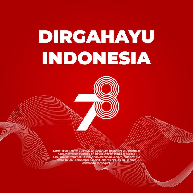 Instagram-Feed Dirgahayu Indonesien 78. Platz