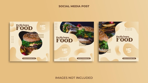 Instagram post design essen