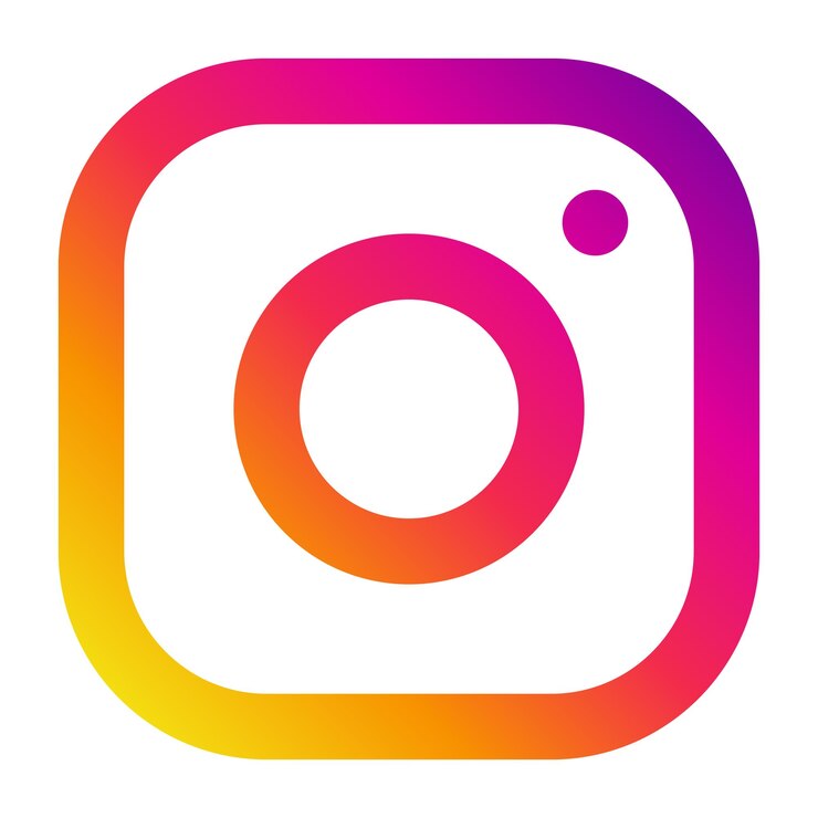 Vektor instagram social media marken-logo-symbolen-satz