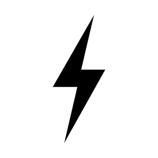 Installieren sie lightning. moderne, flache vektorillustration. blitz. blitz-icon-set. vektor