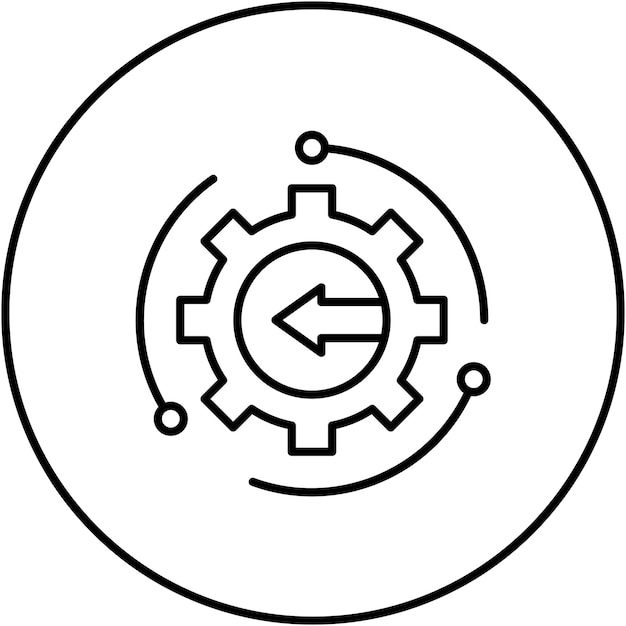 Integrations-Icon-Vektorbild kann für die Produktivität verwendet werden