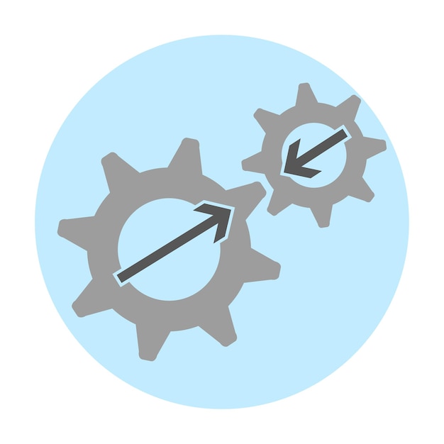 Integrations-symbol vektor-illustration eps10