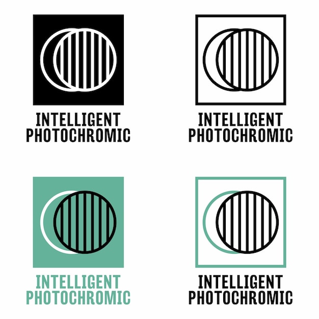 Intelligentes hinweisschild für optische linsen mit photochromem übergang