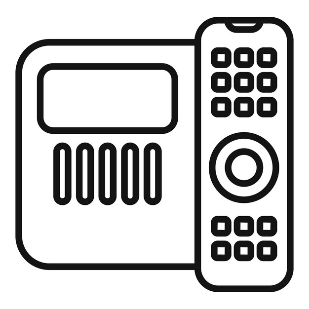 Intercom-System mit Bildschirm, der den eingehenden Anruf anzeigt
