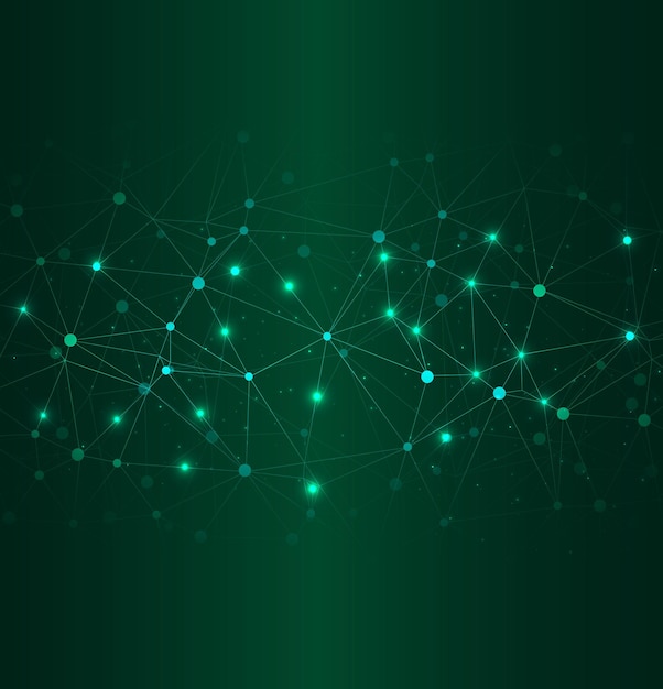 Interconnected Network of Data Points