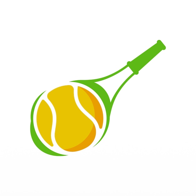 Vektor international tennis league emblem logo einfaches tennis logo