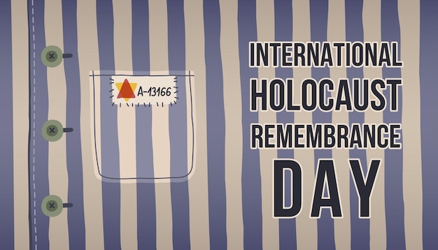 Internationaler holocaust-gedenktag. gedenktag zum gedenken an die opfer des holocaust