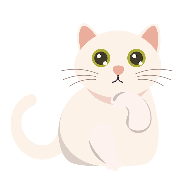 Internationaler Tag der Katzen-Vektor-Illustration