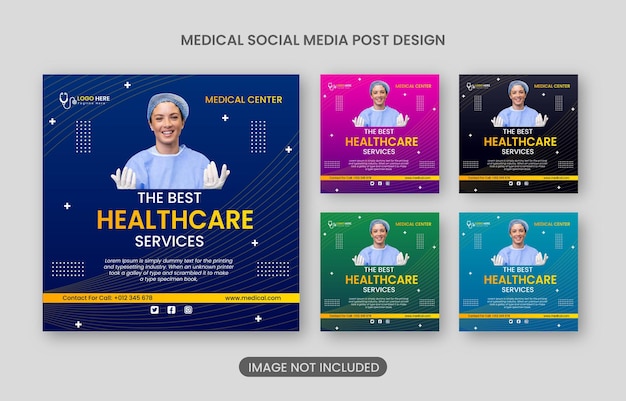 Vektor internationaler tag der krankenschwestern social media instagram posts design