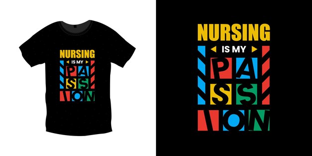 Internationaler tag der krankenschwestern typografie t-shirt-design