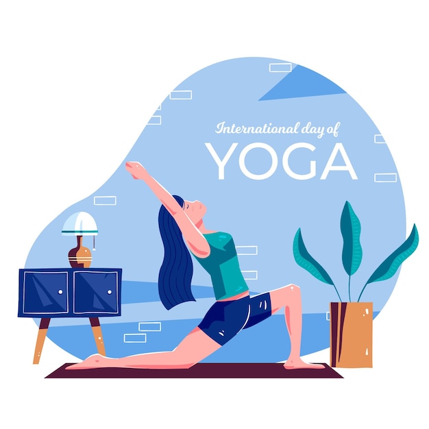 Internationaler tag der yoga-auslosung