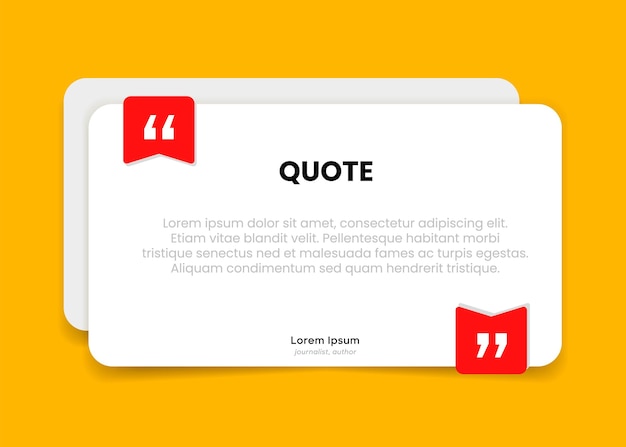 Internet Social Media Karussell Post 3D Testimonial Banner Zitat Infografik leere Sprechblase