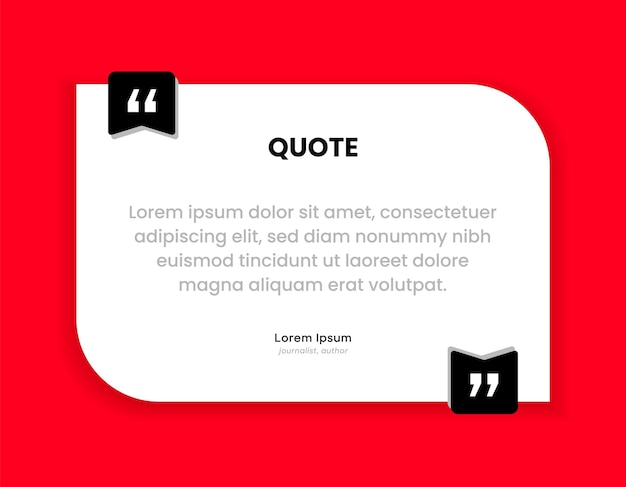Internet Social Media Karussell Post 3D Testimonial Banner Zitat Infografik leere Sprechblase