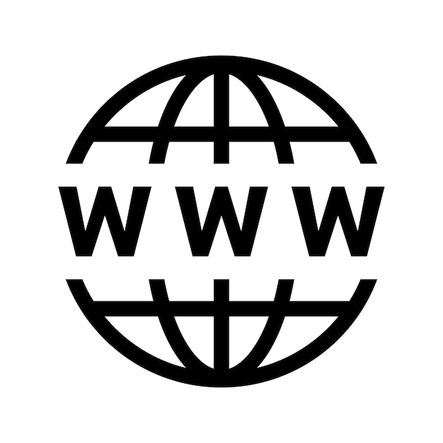 Vektor internet-web-vektor-symbol