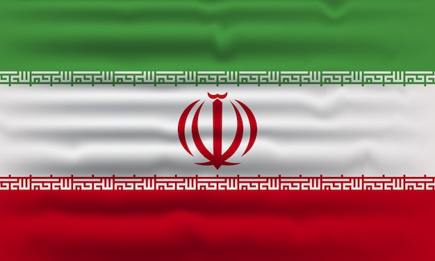 Iran-Flaggendesign Flagge des Iran