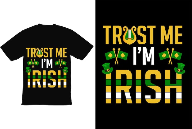 Vektor irish st. patrick's day zitat vektor t-shirt-design, t-shirt-design st. patrick's day, st. patrick's.