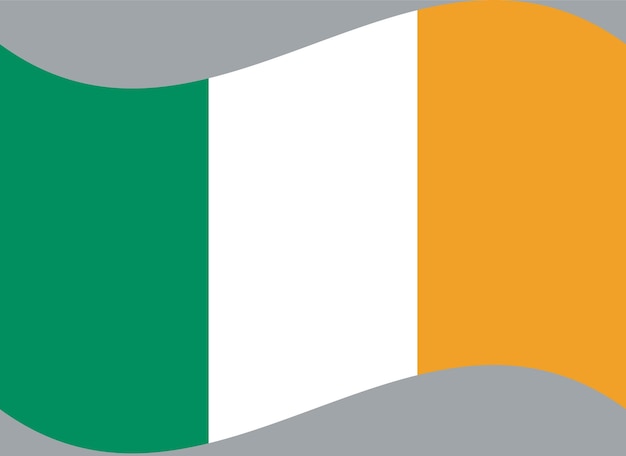 Vektor irland-flagge nationalflagge von irland