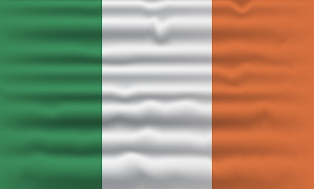 Irland Flaggendesign Flagge von Irland