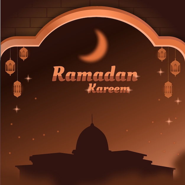 Islamischer grußhintergrund des ramadan kareem