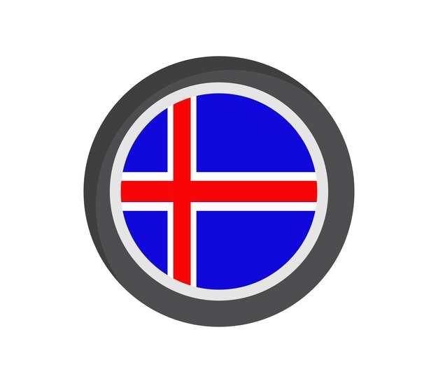 Island flagge