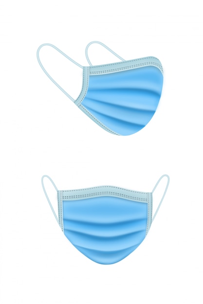 Isolierte medizinische masken