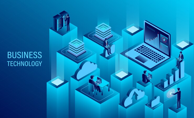 isometrische Cloud-Computing