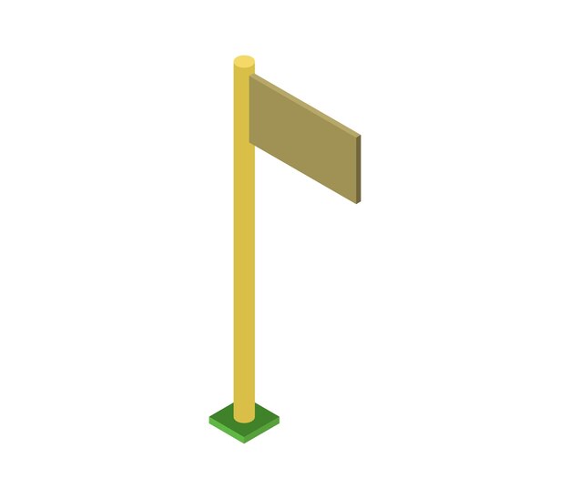 Isometrische Flagge