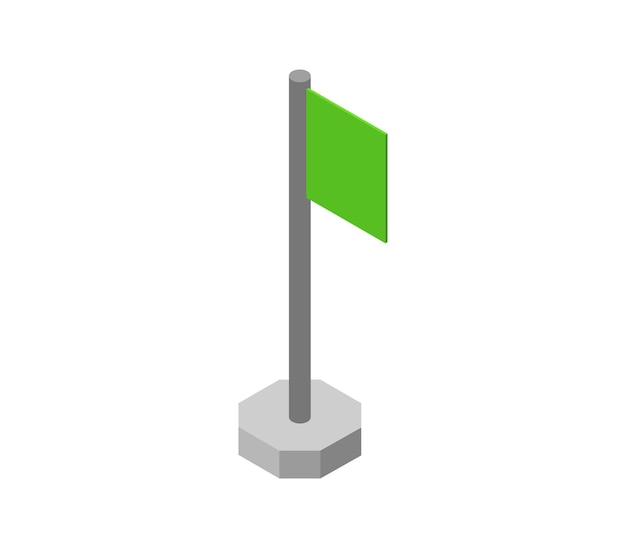 Isometrische Flagge