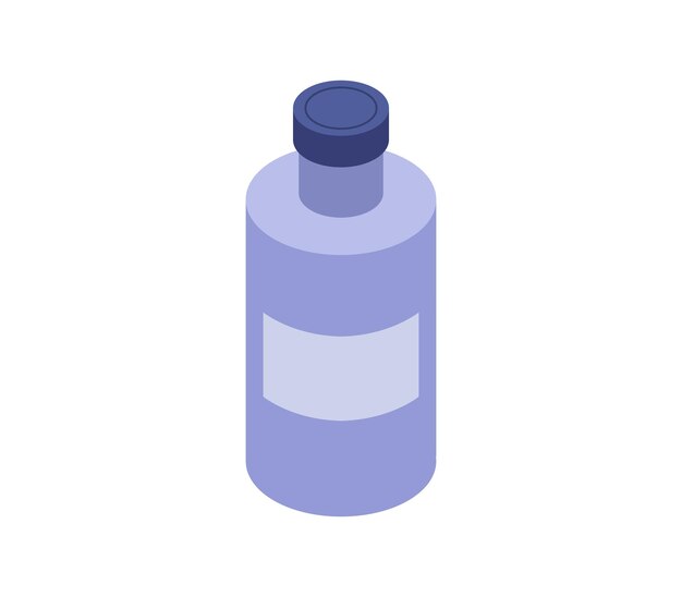 Isometrische Wasserflasche