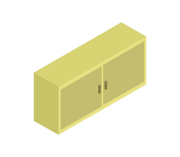 Isometrischer Schrank