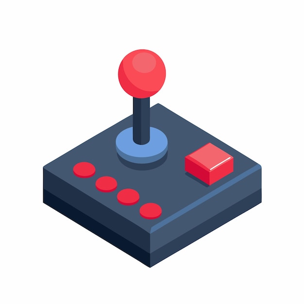 Isometrischer Spielpad auf einem isolierten weißen Hintergrund 27
