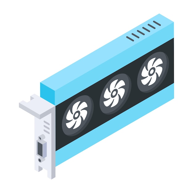 Isometrisches symbol für elektrische geräte